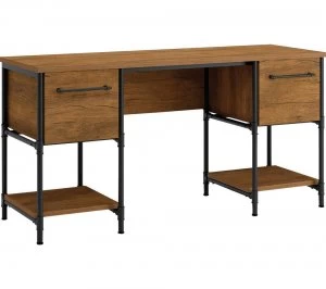 Image of TEKNIK Iron Foundry 5427134 Desk - Checked Oak