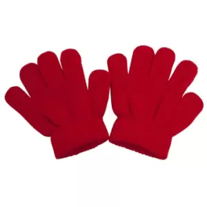 Image of Childrens/Kids Winter Magic Gloves (One Size) (Red)