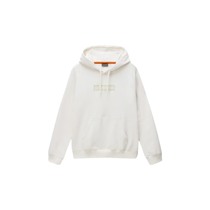 Image of Hooded sweatshirt Napapijri Box Logo Blanc Male S