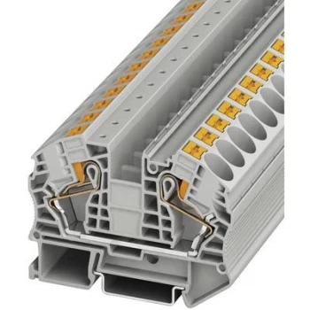 Image of Push In Durchgangs terminals PIT PT 16 N Phoenix Contact Grey