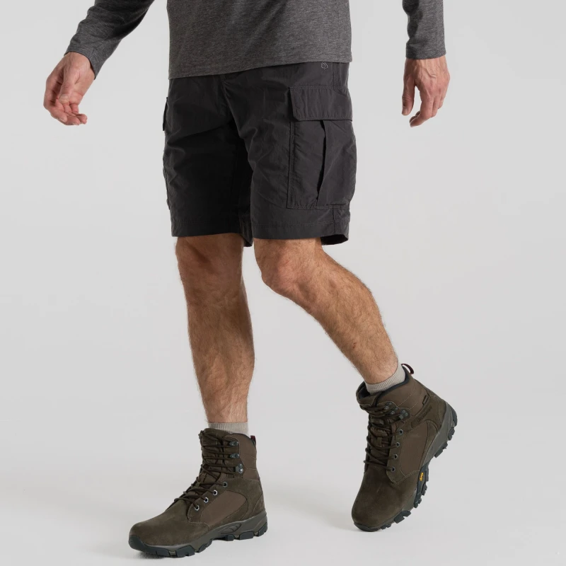 Image of Craghoppers Craghoppers Men NosiLife' Cargo Short in Mid Grey Size: 34 Mid Grey 34 Male 5063260003827