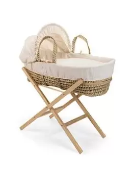 Image of Clair De Lune Waffle Cream Palm & Natural Folding Stand