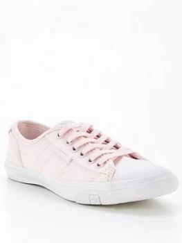Image of Superdry Low Pro Trainers - Pink, Size 4, Women