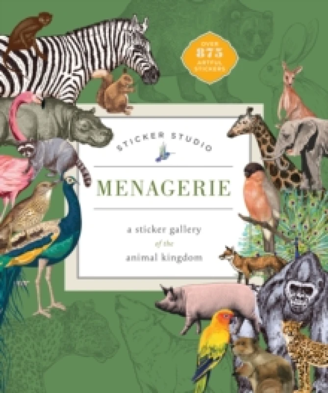 Image of Sticker Studio: Menagerie. Hardback. By Chloe Standish Books