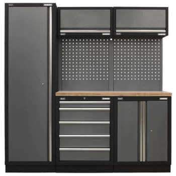 Image of Sealey APMSSTACK02W Modular Storage System Combo - Pressed Wood Wo...