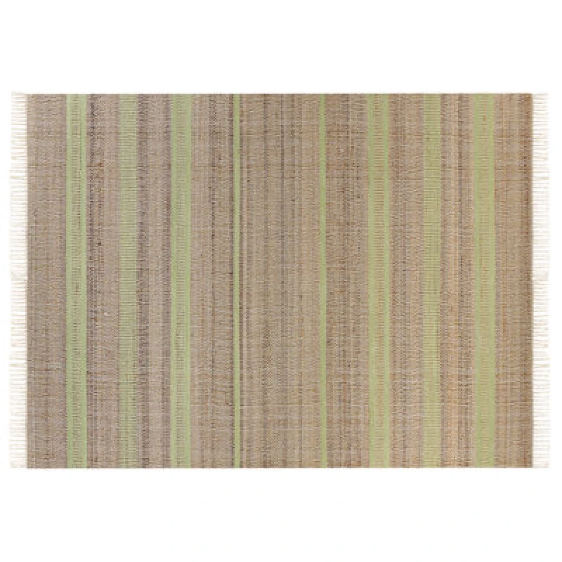 Image of Beliani Rug Talpur Light Green 160 X 230 Cm Jute