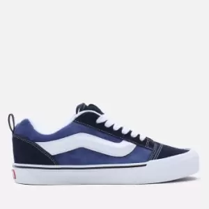 Image of Vans Mens Knu Skool Trainers - Navy/True White - UK 7