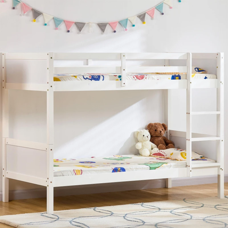 Image of Lassic Junior Vida Gemini Detachable Bunk Bed White unisex One Size