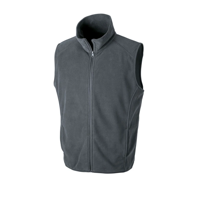 Image of Result Core Mens Microfleece Gilet in Charcoal Size: XS Charcoal Male XS