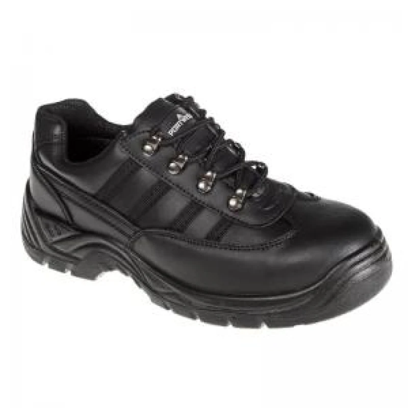 Image of Portwest Steelite S1P Safety Trainers FW25BKR37 Colour: Black