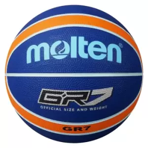 Image of Molten BGR Basketball - Blue/Orange - 7