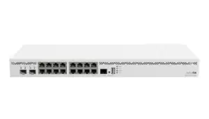 Image of Mikrotik Cloud Core Router CCR2004-16G-2S+ 16GBit LAN 2x SFP+ Dual PSU Rack - Router - Rack module (CCR2004-16G-2S+)