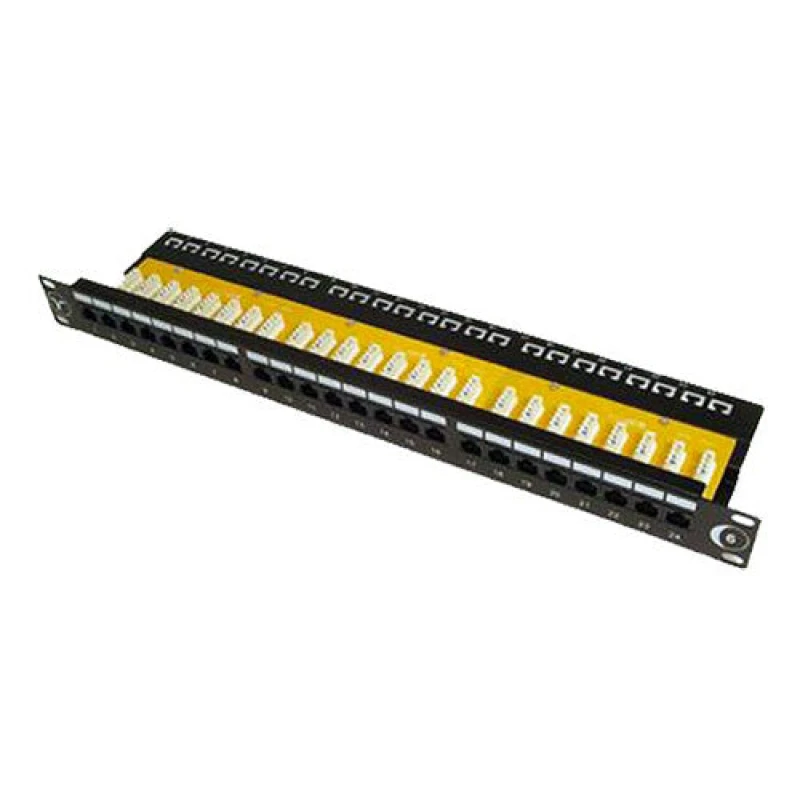 Image of Cablenet Cablenet 24 Port Cat6 UTP 1u Easypunch Patch Panel 72-3393