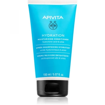 Image of Apivita Holistic Hair Care Hyaluronic Acid & Aloe Moisturizing Conditioner for All Hair Types 150ml