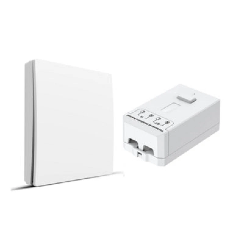 Image of Ener-J 1 Gang Wireless Kinetic Switch White 500W Non-Dimmable Rf Receiver