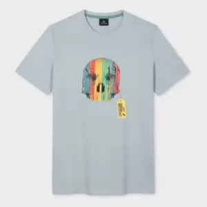 Image of Paul Smith Mens Reg Fit Tshirt Wooden Skull