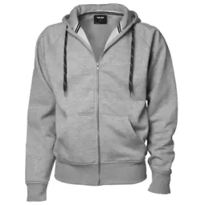 Image of Tee Jays Mens Full Zip Hooded Sweatshirt (L) (Heather Grey)