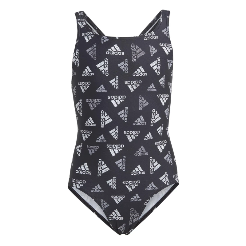 Image of adidas Logo Swimsuit - Black 1 - 2 Years