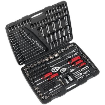 Image of Sealey 216 Piece 1/4", 3/8" and 1/2" Drive Socket Set Combination