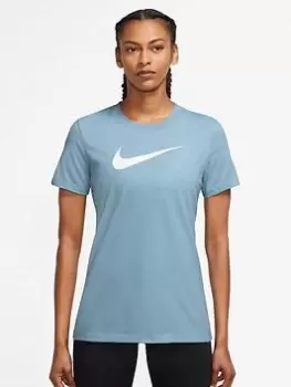 Image of Nike Training DFC Dry Tee - Blue Size M, Women