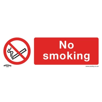 Image of Safety Sign - No Smoking - Self-Adhesive Vinyl