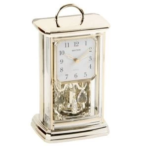 Image of Rhythm Gold Carriage Clock - Crystals From Swarovski?