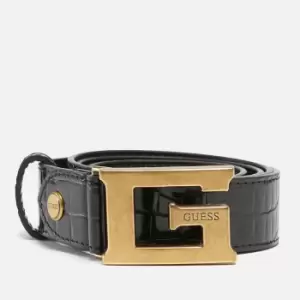 Image of Guess Womens Raffie Adjustable Belt - Black - M