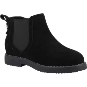 Image of Hush Puppies Girls Mini Maddy Slip On Ankle Chelsea Boots UK Size 12 (EU 30.5)
