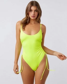Image of Boux Avenue Ruched Tie Side Swimsuit
