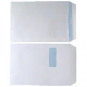 Image of Nice Price Envelope C4 Window 90gsm White Self Seal Pack of 250 WX3501