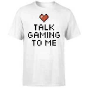 Image of Talk Gaming to Me T-Shirt - White - 5XL