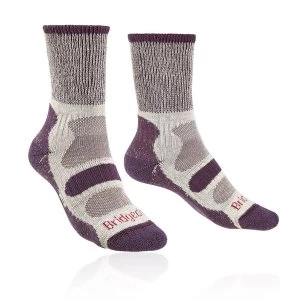 Image of Bridgedale HIKE Lightweight Cotton Cool Comfort Womens - Medium Plum