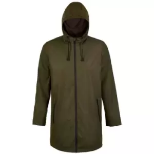 Image of NEOBLU Mens Antoine Wax Parka (4XL) (Dark Khaki)