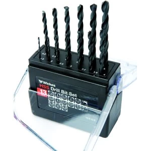 Image of Wickes HSS Drill Bit Set 1.5-6.5mm Pack 13