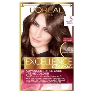 Image of Excellence Creme 5 Natural Brown Hair Dye Brunette