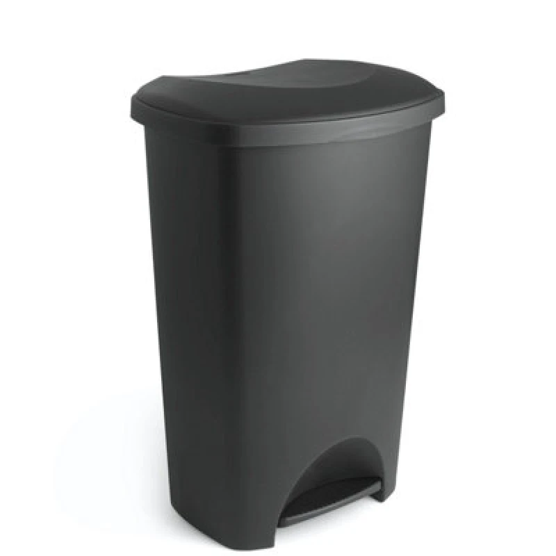 Image of Addis 50L Pedal Bin Recycled Eco Black 518378