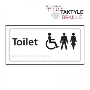 Image of Toilet Disabled Gents Ladies’ Sign; Self Adhesive