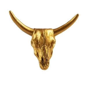 Image of Sass & Belle Buffalo Desert Skull Brass Effect Drawer Knob