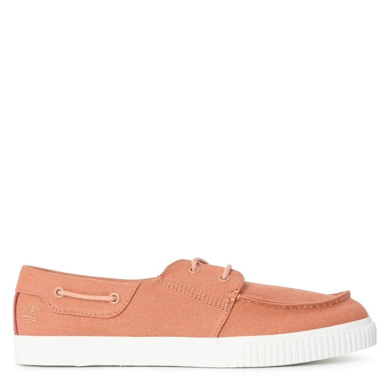 Image of Timberland Mens Mylo Bay Low Lace Up Boat Shoes Rust Canvas male 6.5 (40)