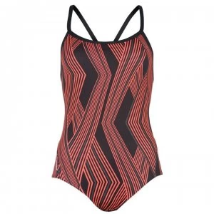 Image of Zone3 Open Back Swimsuit - Full Print