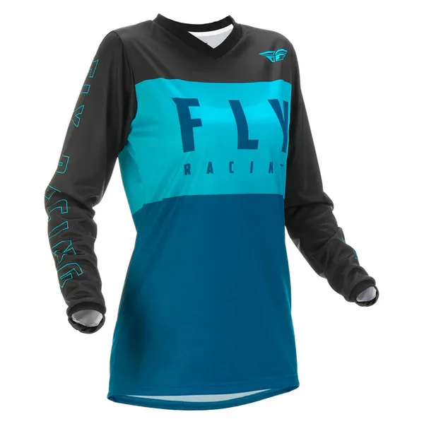 Image of FLY Racing F-16 Aqua Dark Teal Black Size M