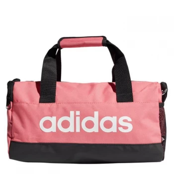 Image of adidas Essentials Linear Duffel Bag XS - Hazy Rose/White
