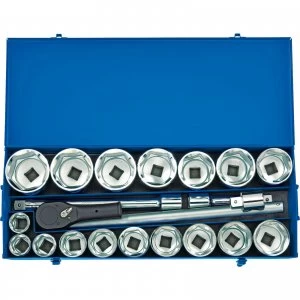 Image of Draper Expert 22 Piece 1" Drive Hex Socket Set Metric 1"