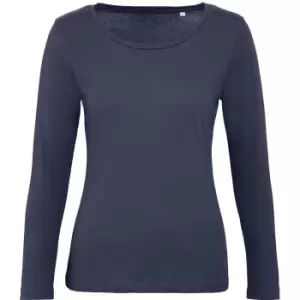 Image of B&C Womens/Ladies Inspire Long Sleeve Tee (XS) (Urban Navy)