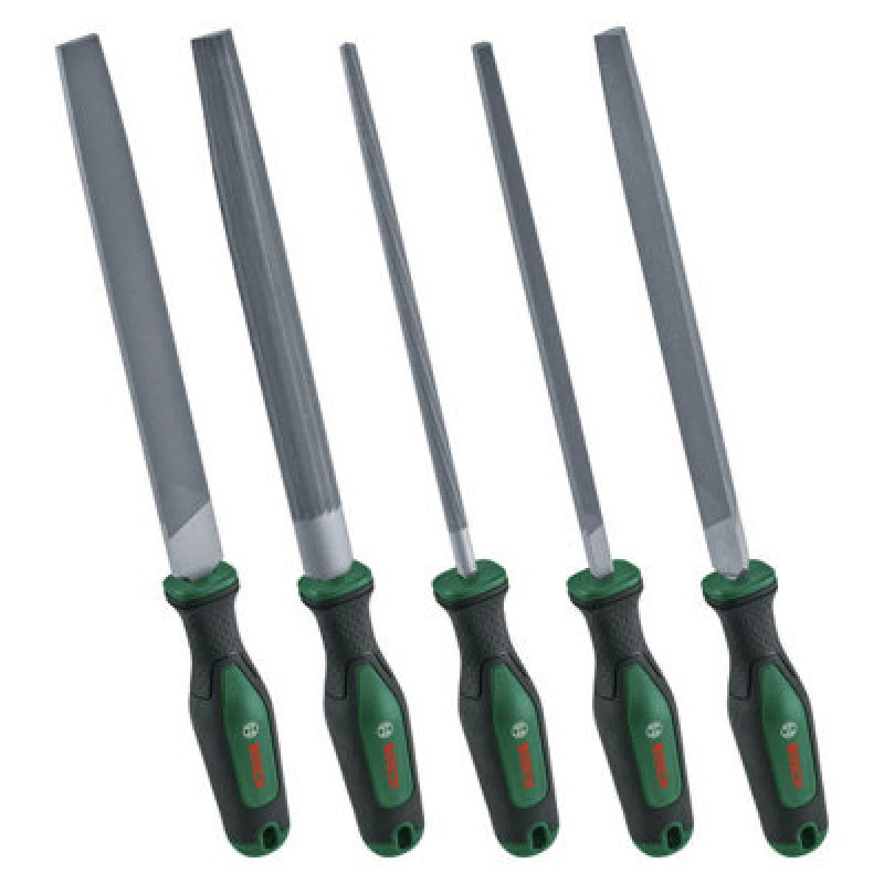 Image of Bosch Hand Tools File Set 200 mm 5 Piece 1600A02Zb0