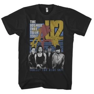 Image of U2 - Bullet The Blue Sky Unisex Medium T-Shirt - Black