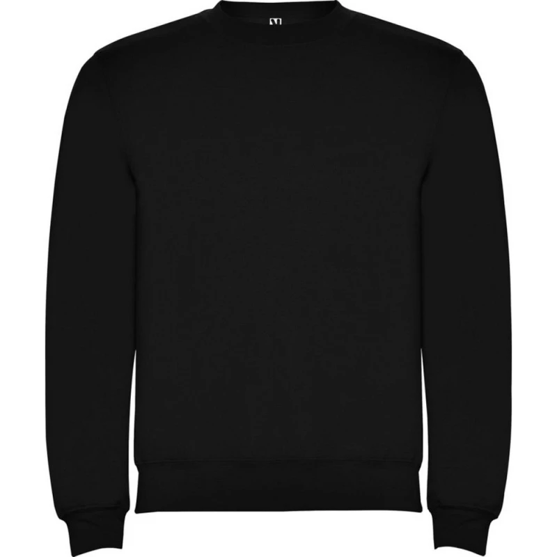 Image of ROLY Clasica Crew Neck Sweatshirt in Black Size: 7-8 Years Black Unisex 7-8 Years