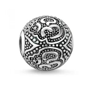 Image of Ladies Thomas Sabo Sterling Silver Karma Beads Om Bead