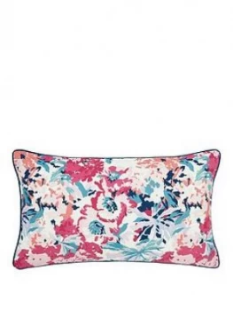 Image of Joules Cottage Garden Border Stripe 100% Cotton Cushion