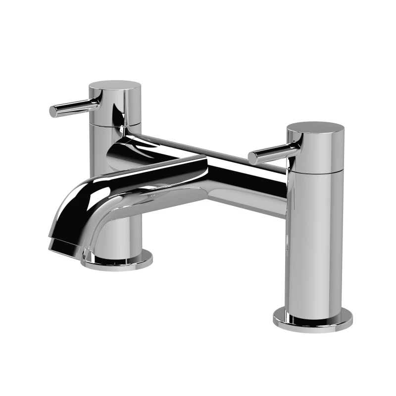 Image of BALTERLEY Round Minimalist Deck Mounted Bath Filler Tap- Chrome Balterley BTB303